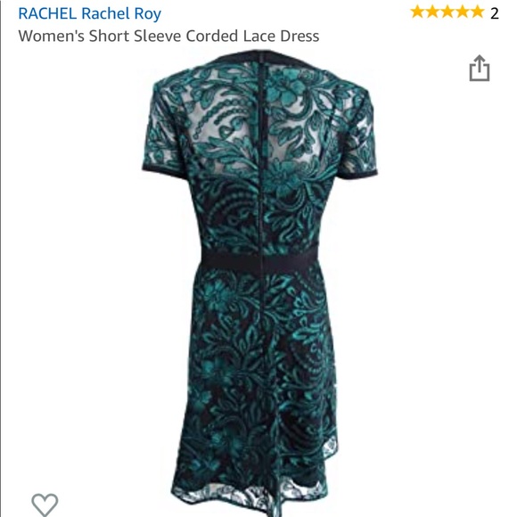 Rachel Roy Fit and Flare Corded Lace Dress - Picture 6 of 7
